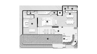 Villa floor plan, 6 bedrooms in Clover Residence No. 11017