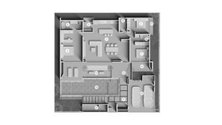 Villa floor plan, 3 bedrooms in Clover Residence No. 11019